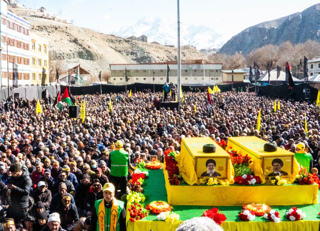 Puluhan Ribu Orang Hadiri Pemakaman Hassan Nasrallah di Lebanon